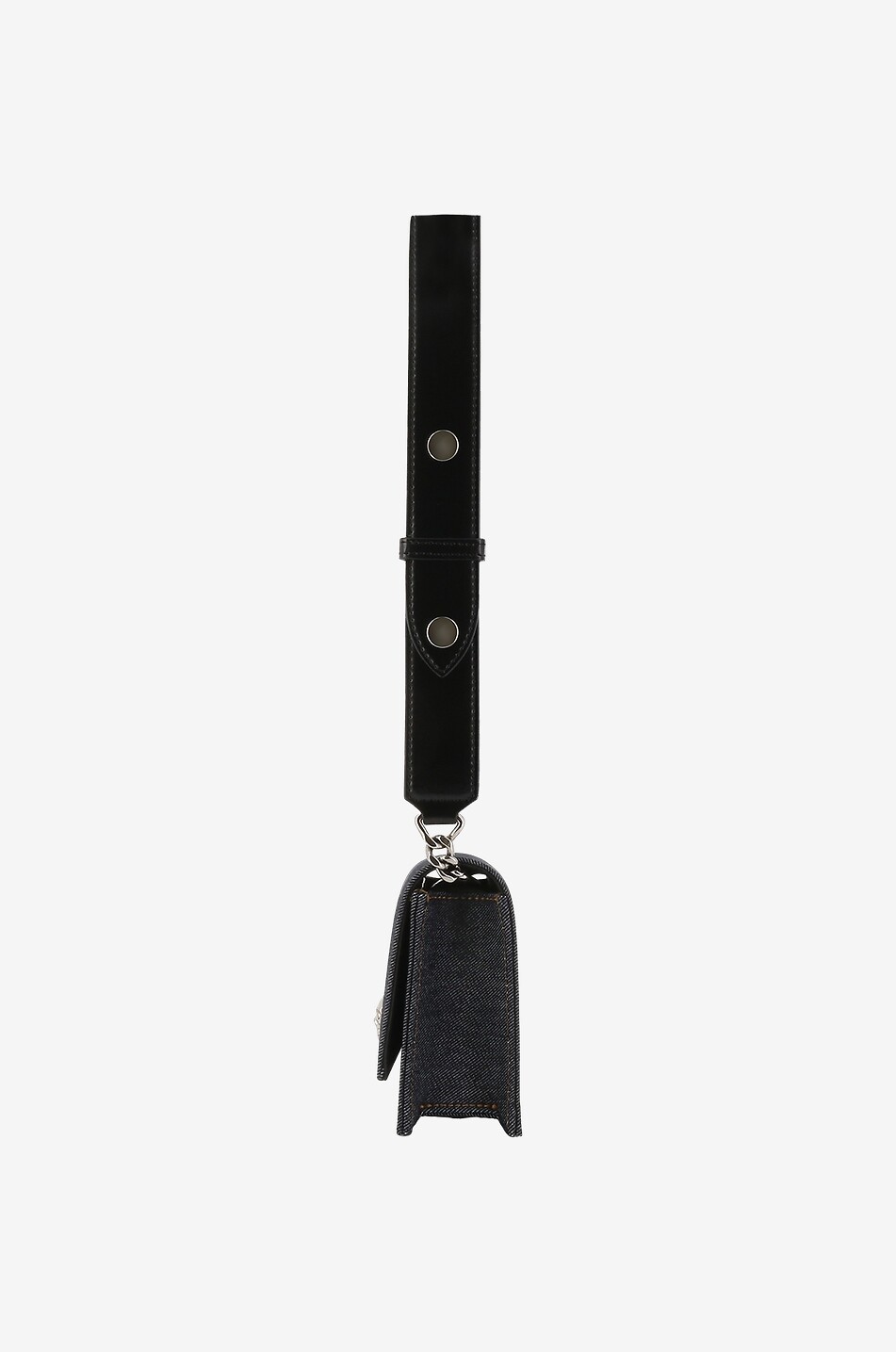 Small Skull Biker denim shoulder bag