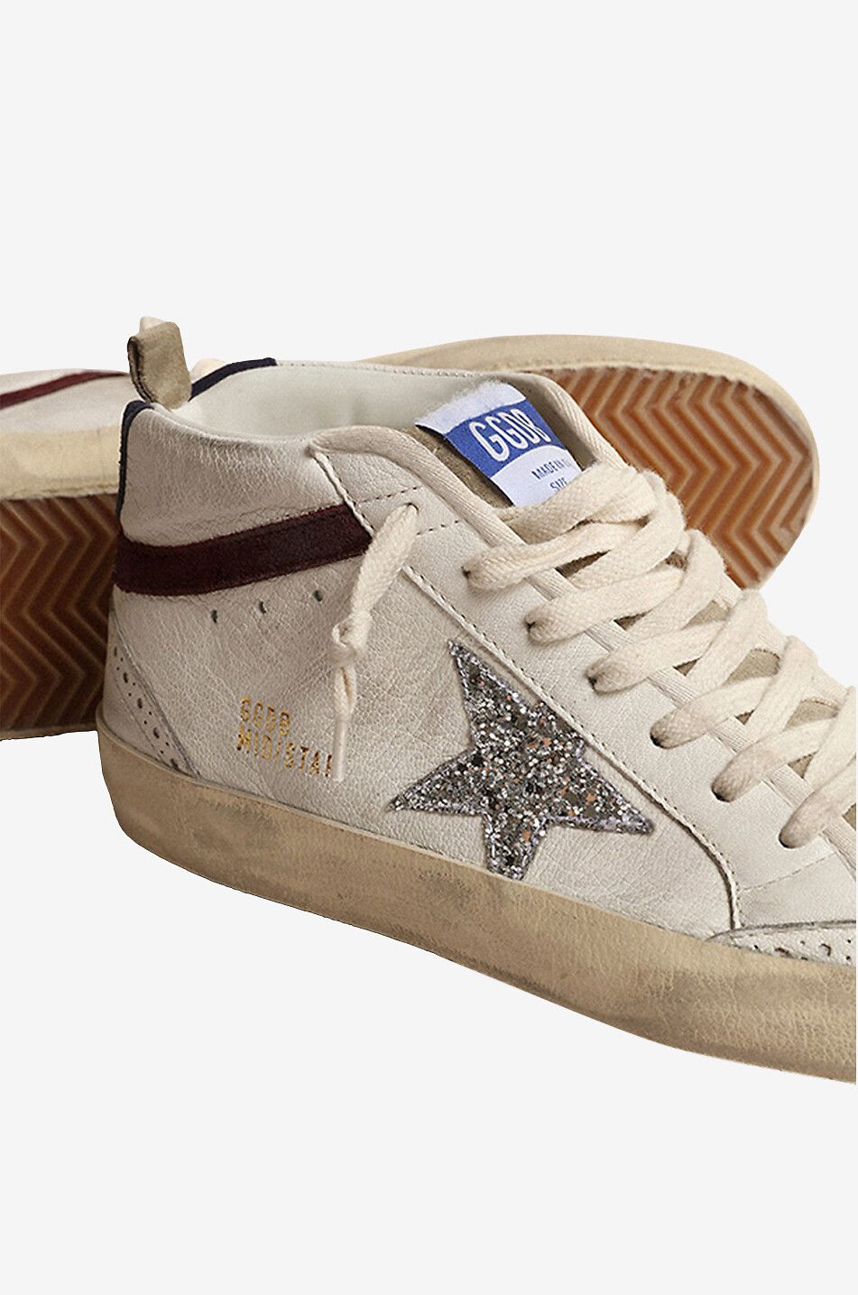 Baskets montantes a etoile paillettes Mid Star Classic GOLDEN GOOSE Bongenie