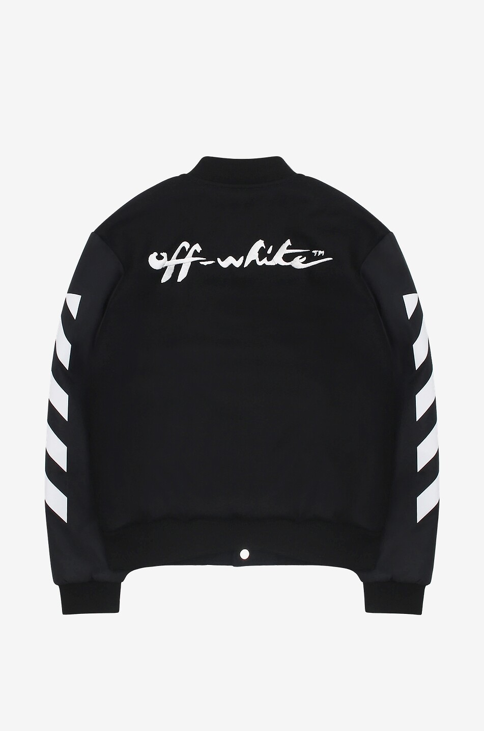 OFF WHITE College-Jacke für Jungen aus Wolle OW Patch Varsity Junge BLACK 2