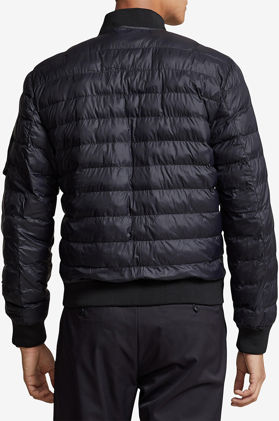 POLO RALPH LAUREN Faltbare gesteppte Bomberjacke Herren SCHWARZ 3