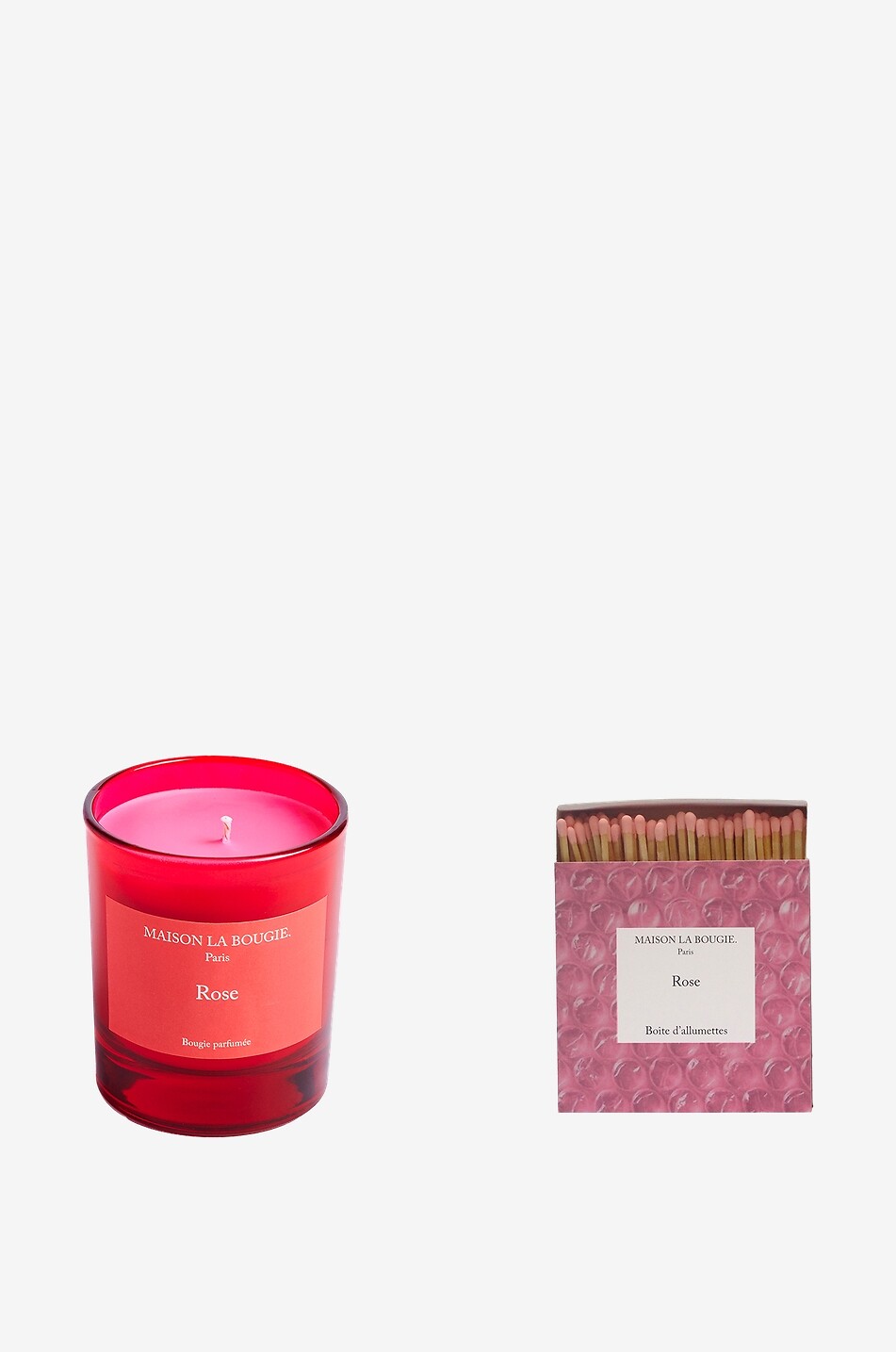 MAISON LA BOUGIE Bougie pafumée Âme Rose - 200 g Maison ROUGE 3