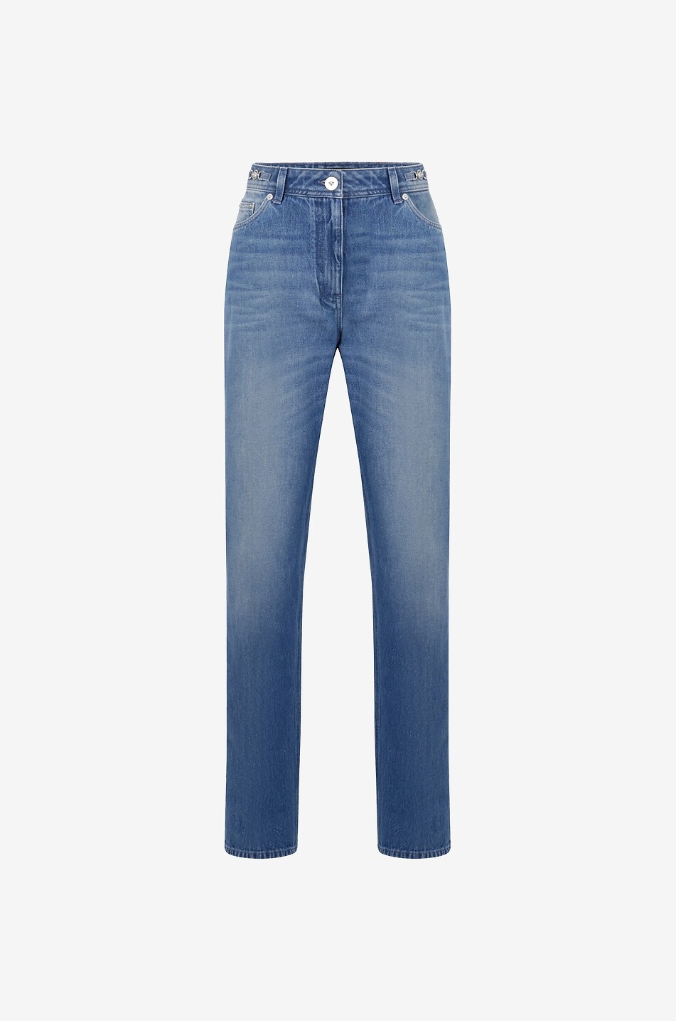 Jean droit à plis Tailored Medium-Wash Medusa '95