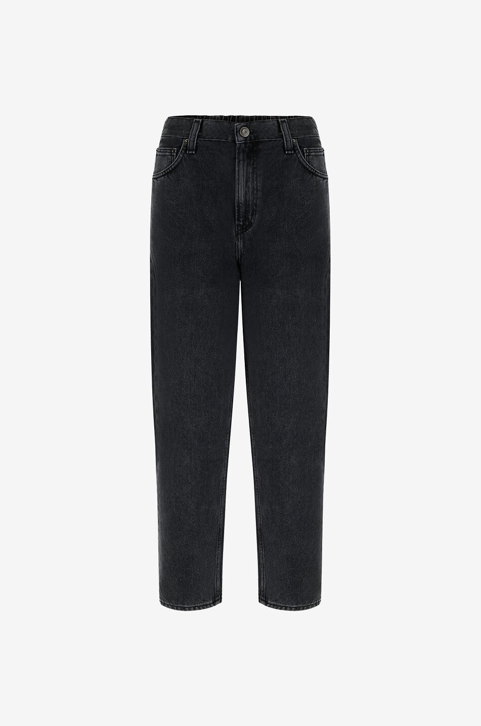 AMERICAN VINTAGE Karottenjeans aus Baumwolle Yopday Damen SCHWARZ 1