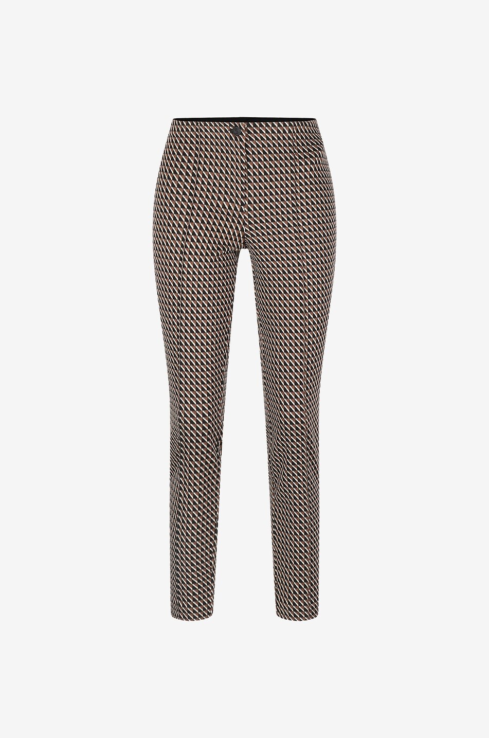 CAMBIO Ros jacquard knit leggings Women LIGHT BROWN 1