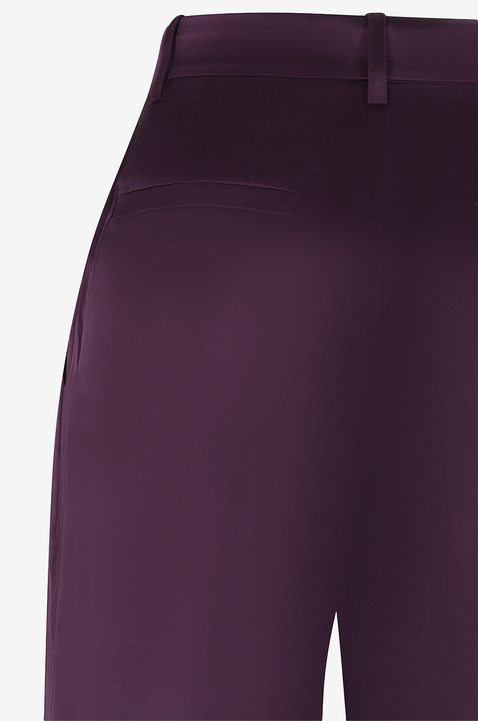 BARBARA BUI Silk straight-leg trousers Women PURPLE 3