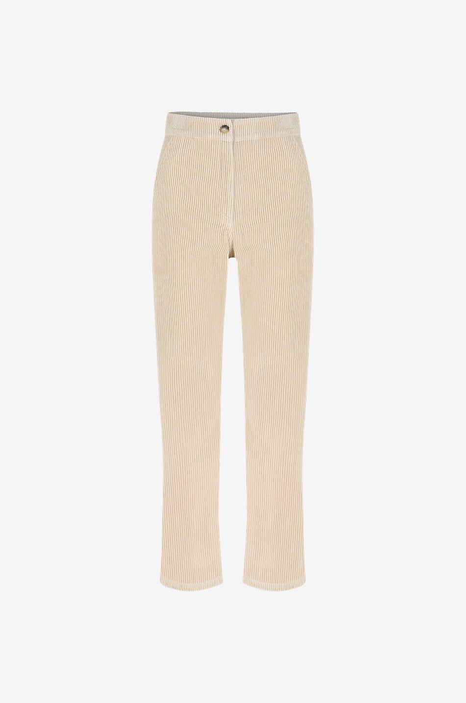 Budapest straight-leg corduroy high-rise trousers