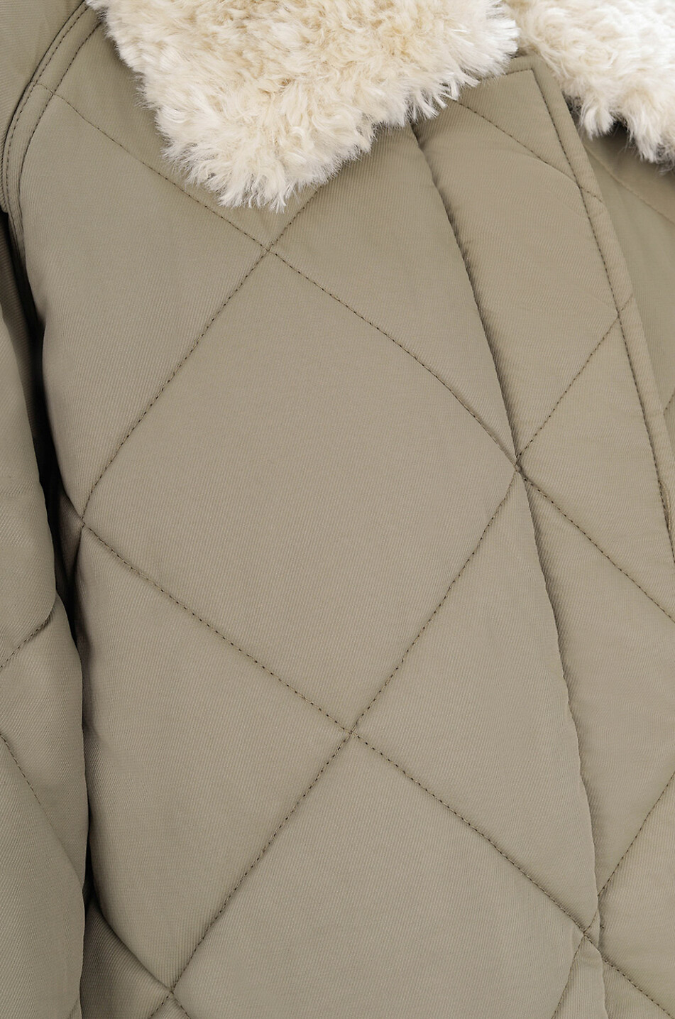 Boy quilted technical twill parka