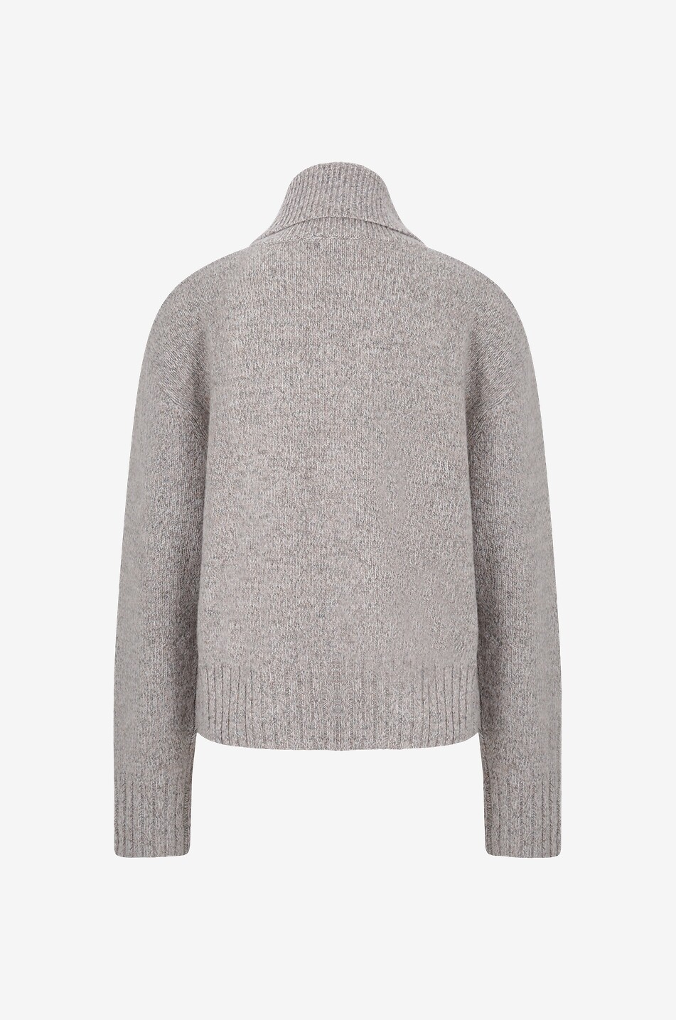 BARBARA BUI Merino wool chunky turtleneck jumper Women GREY 2
