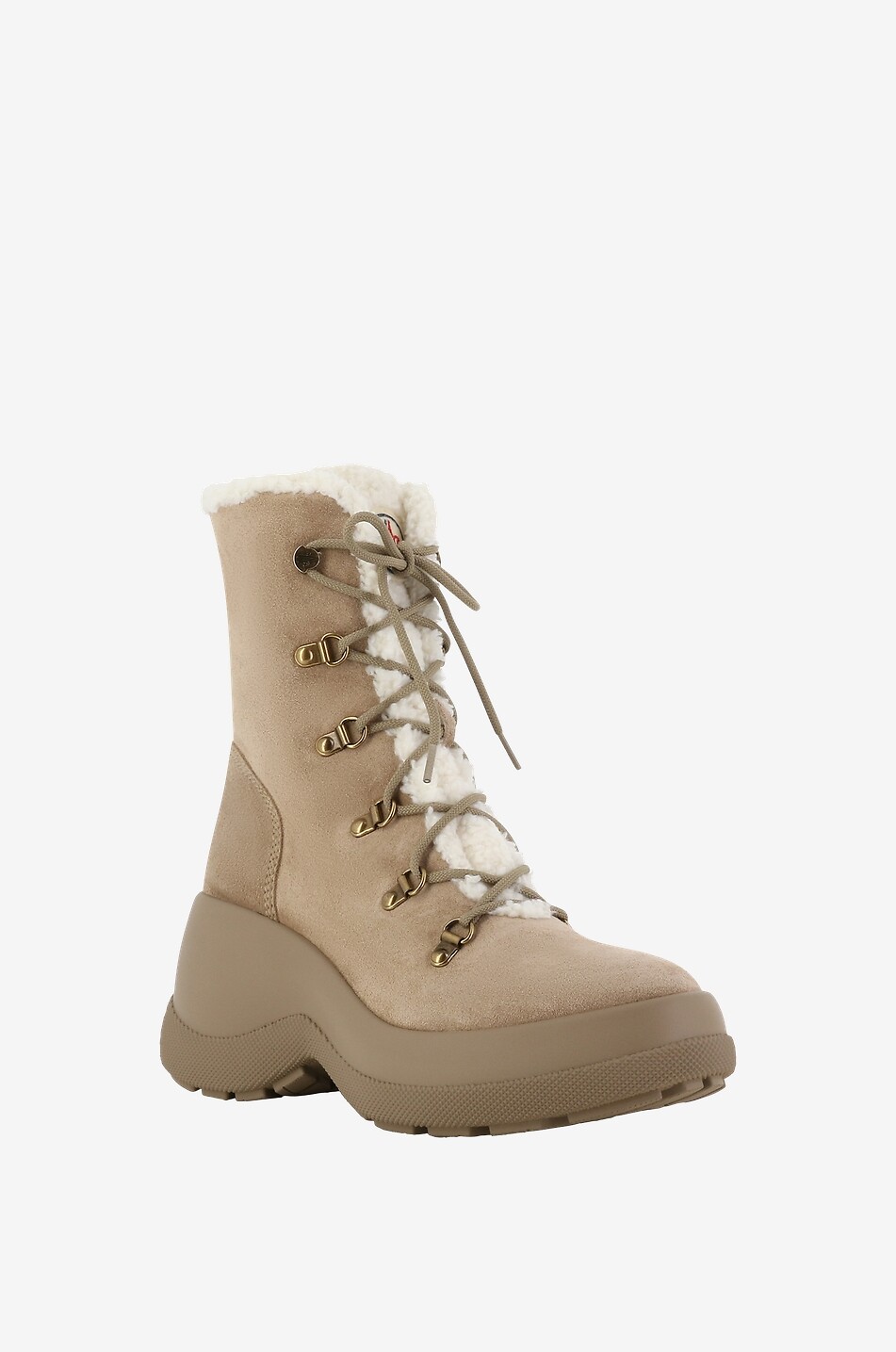 Resile Trek lined wedge lace up ankle boots MONCLER Bongenie