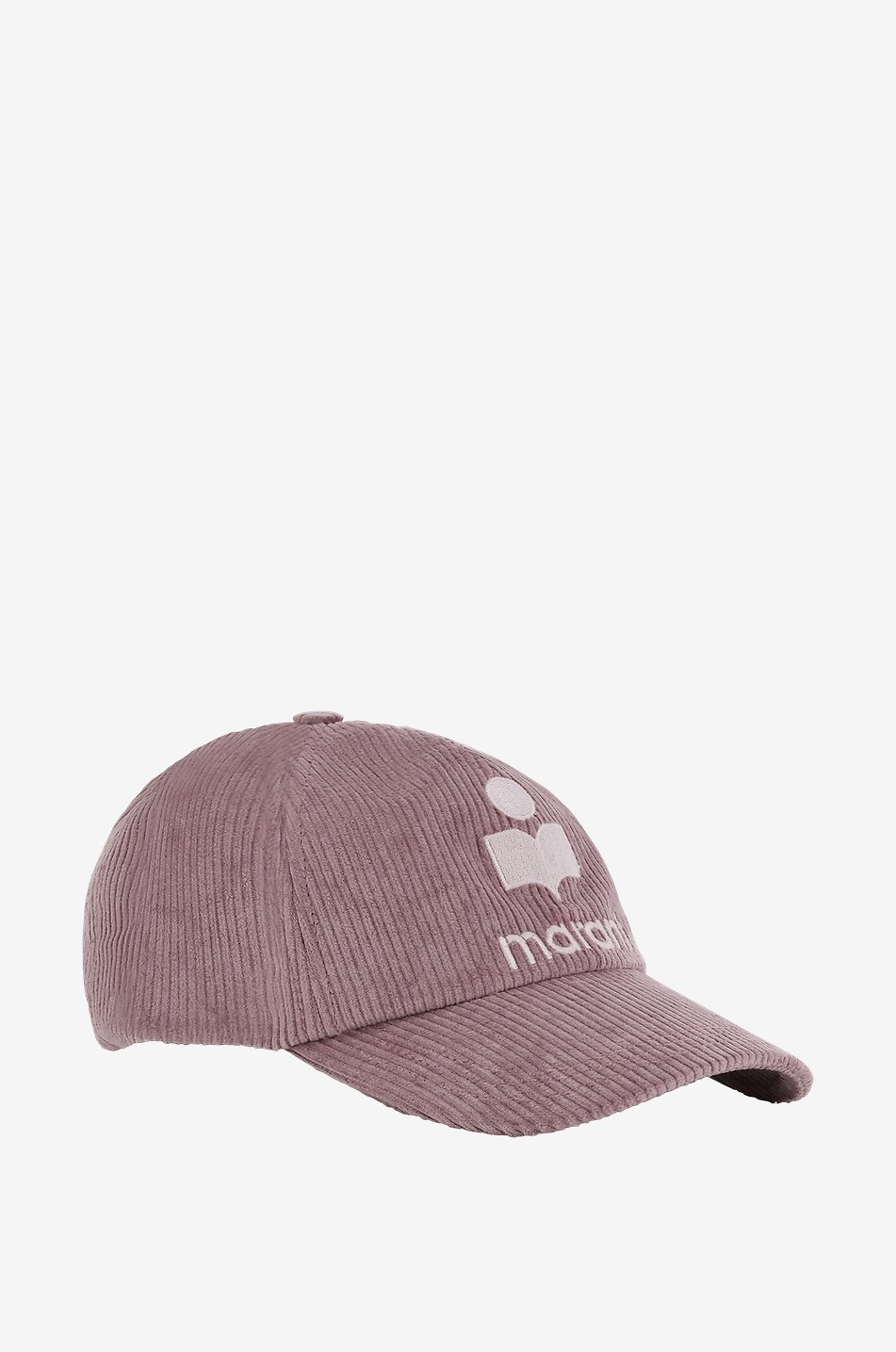 MARANT ETOILE Casquette en velours côtelé Tyron Femme ROSE CLAIR 2