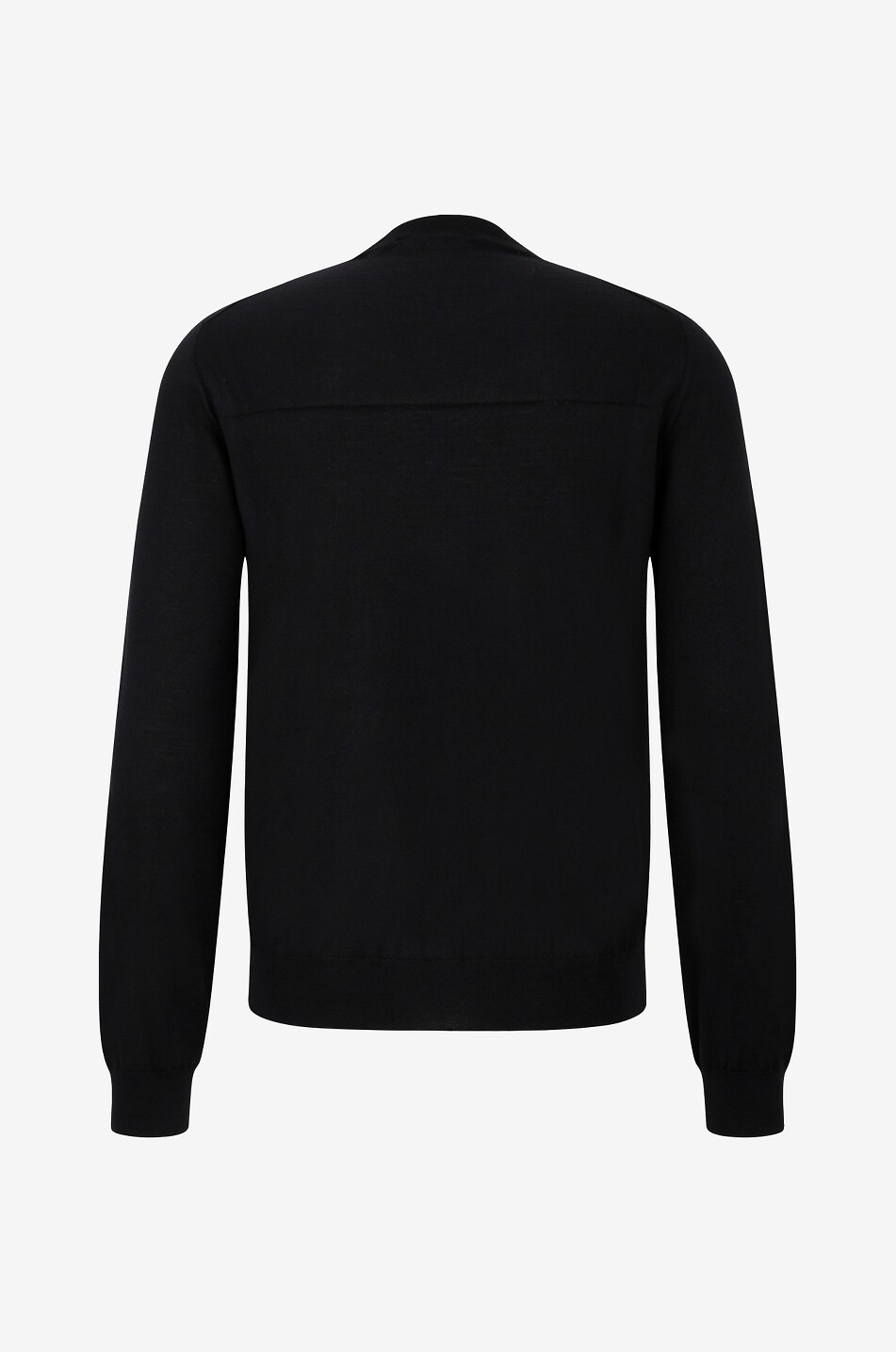 JIL SANDER Superfine wool crewneck jumper Men BLACK 2