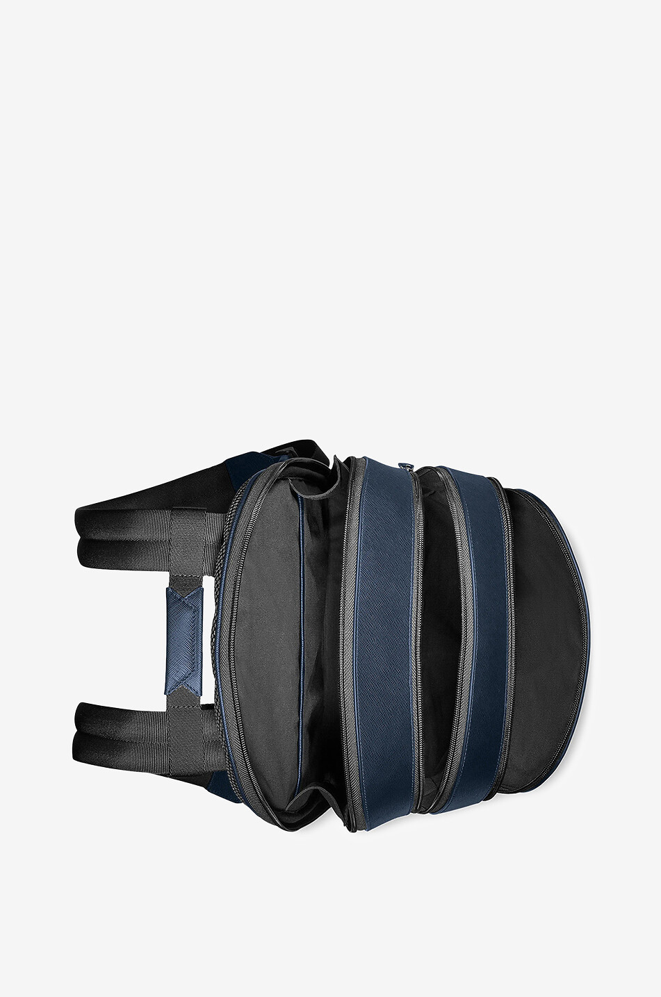 MONTBLANC Sac à dos texturé Sartorial Medium 3 C Homme BLEU FONCE 5