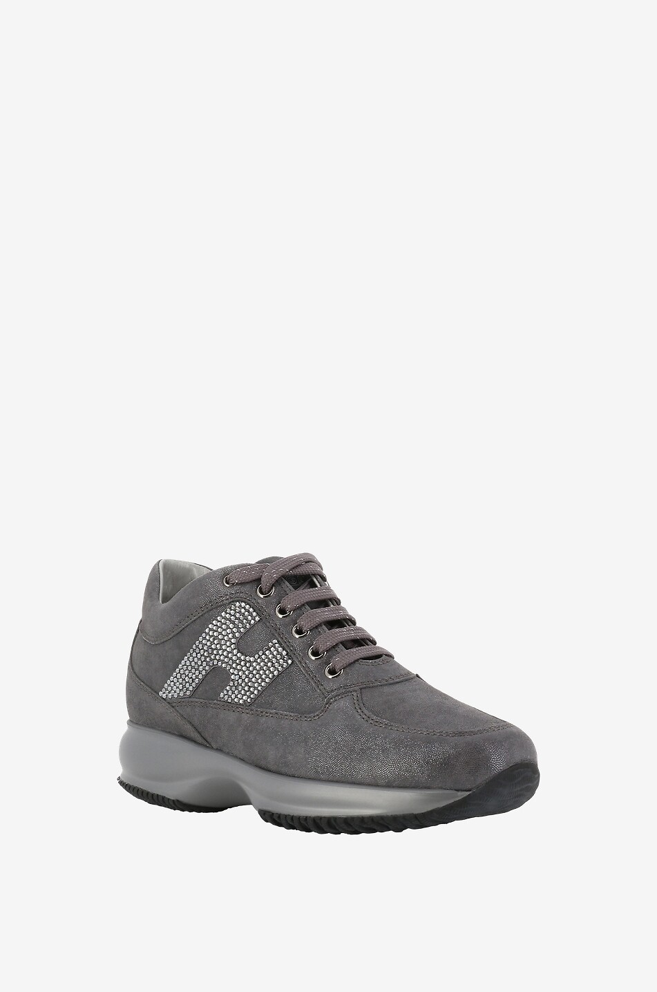 Interactive crystal monogram low top sneakers HOGAN Bongenie Outlet