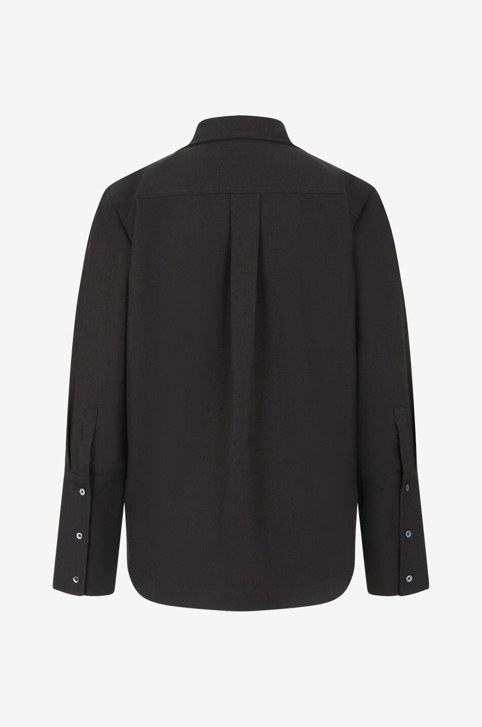 HANA SAN Chemise à manches longues en coton Lucia Femme GRIS FONCÉ 2