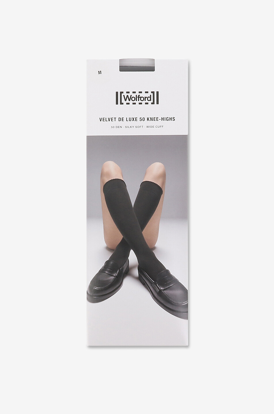 WOLFORD Mi-bas Velvet De Luxe 50 Femme NOIR 2