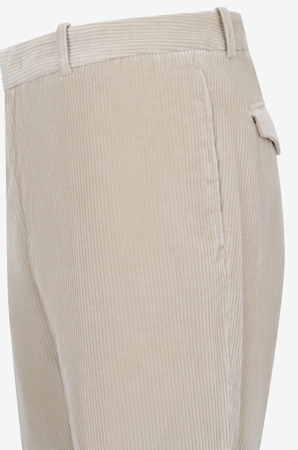 MONCLER Straight-leg corduroy trousers Men BEIGE 4