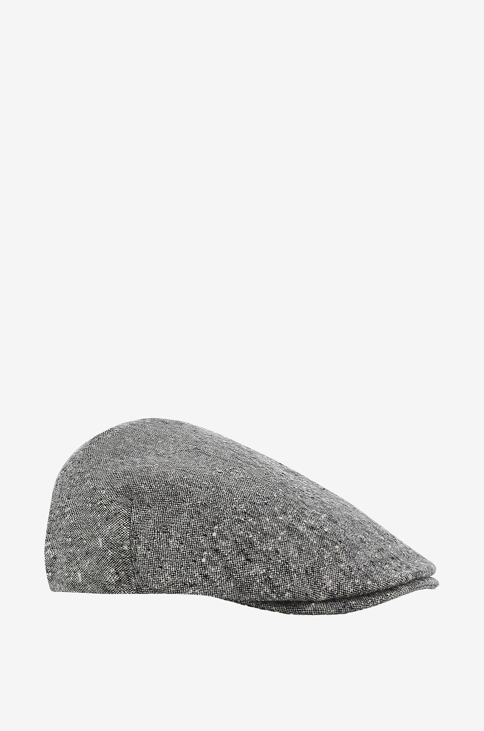 BORSALINO Virgin wool flat cap Men LIGHT GREY 2