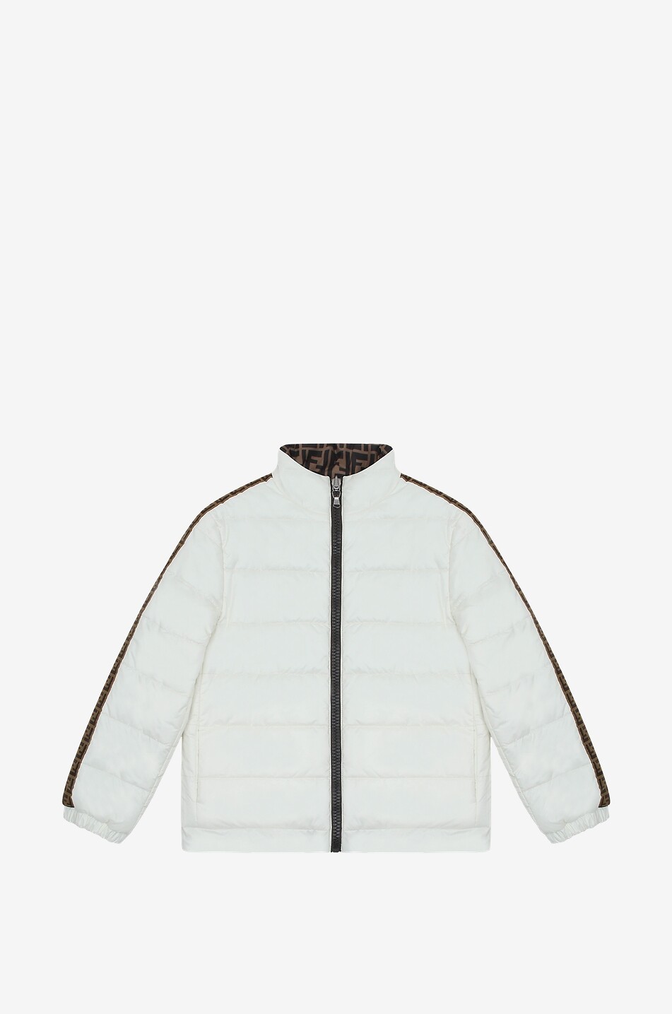FENDI Doudoune réversible enfant FF Fille BLANC CASSE 1