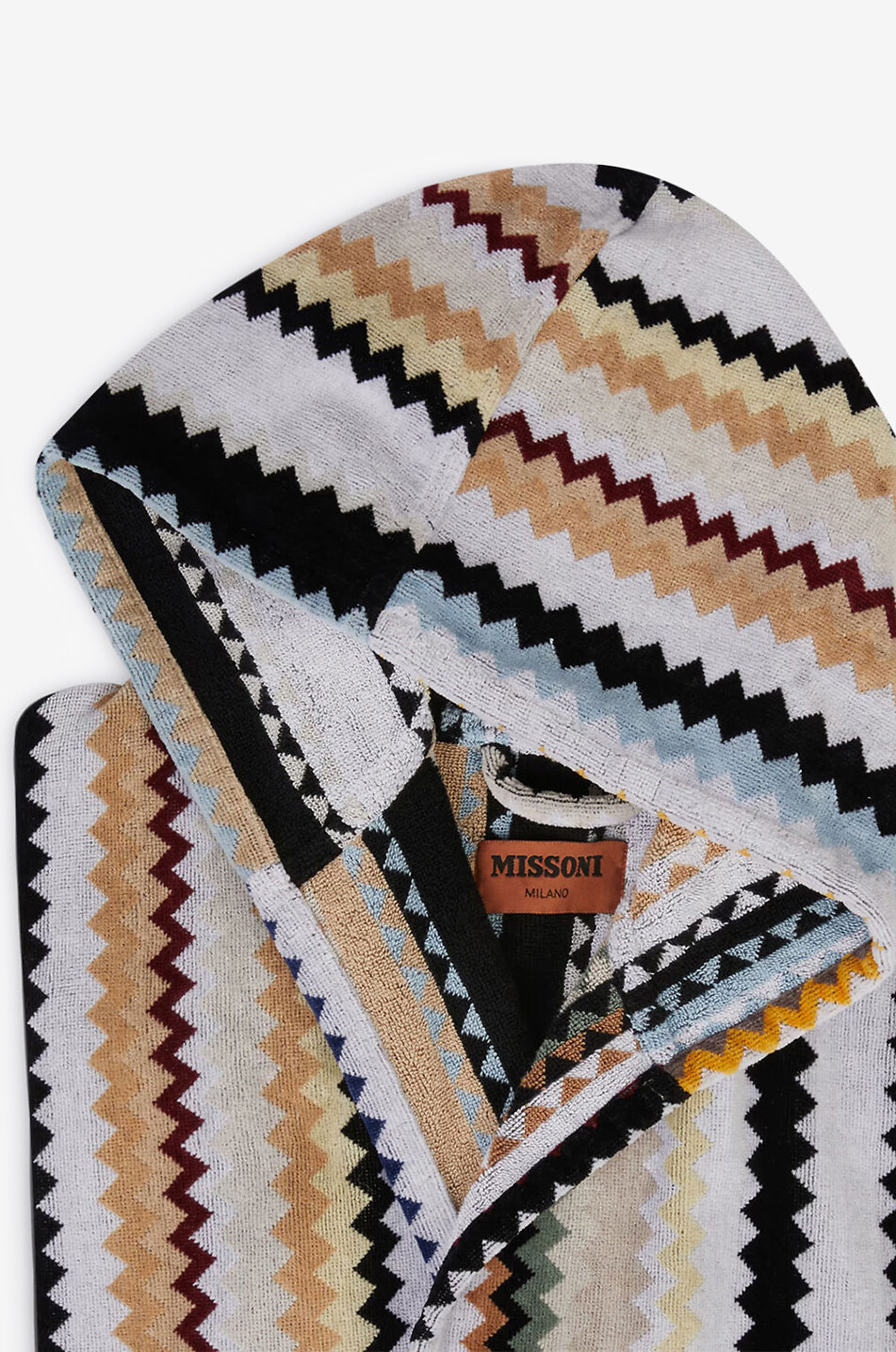 MISSONIHOME Frottee-Bademantel mit Kapuze Curt Damen BUNT 2