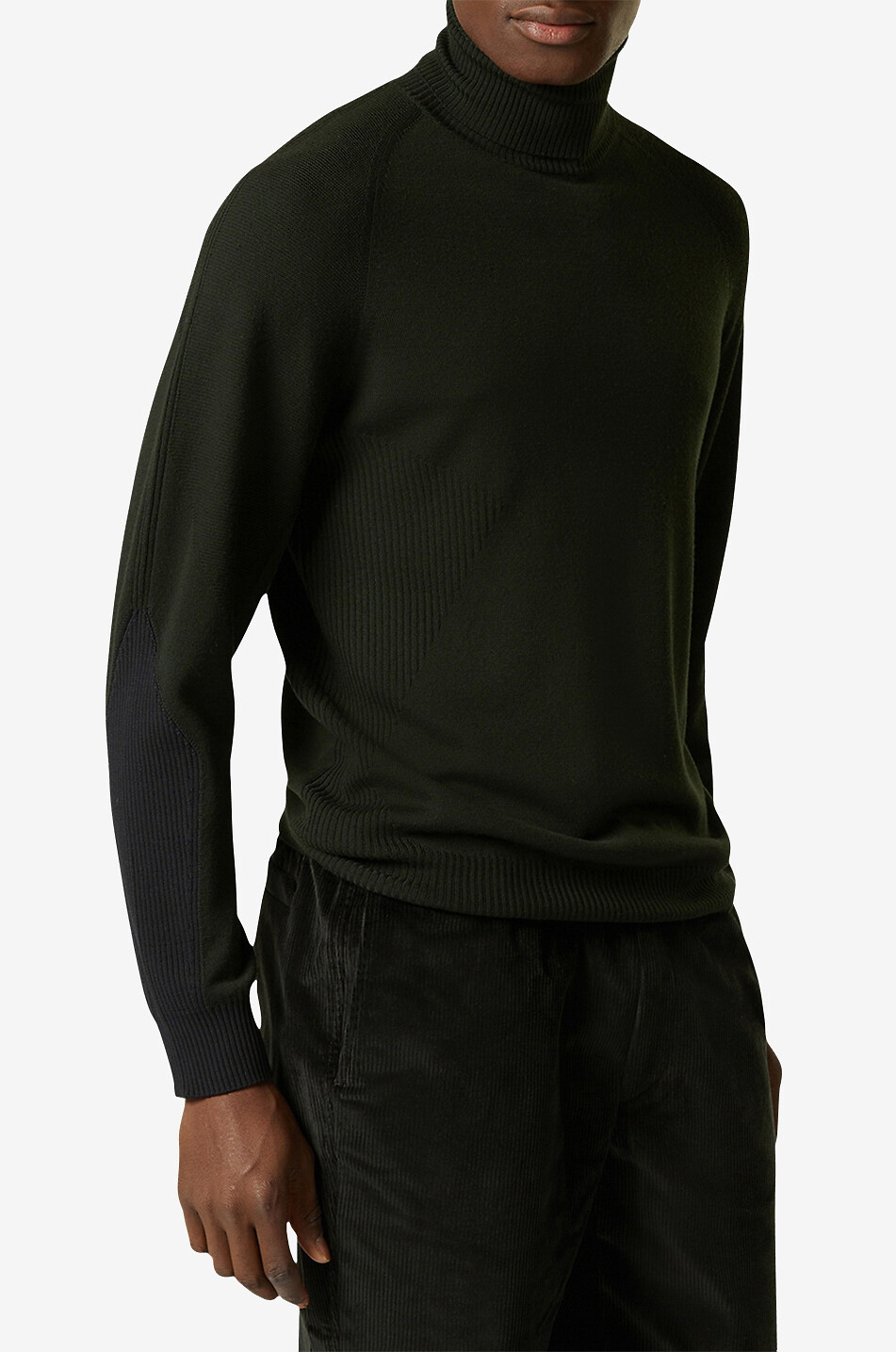 SEASE Rollkragenpullover aus Schurwolle Whole Herren GRÜN 2
