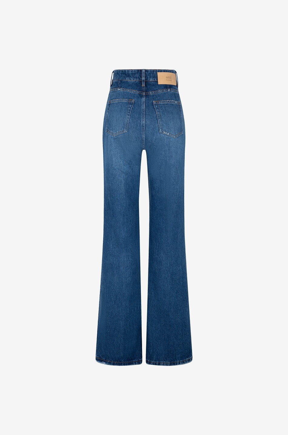 Ausgestellte Used-Look-Jeans Flare Fit