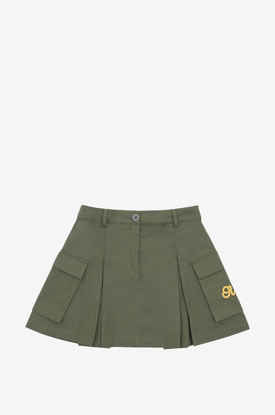 OFF WHITE Mädchen-Cargo-Rock OW Script Mädchen GELB 1