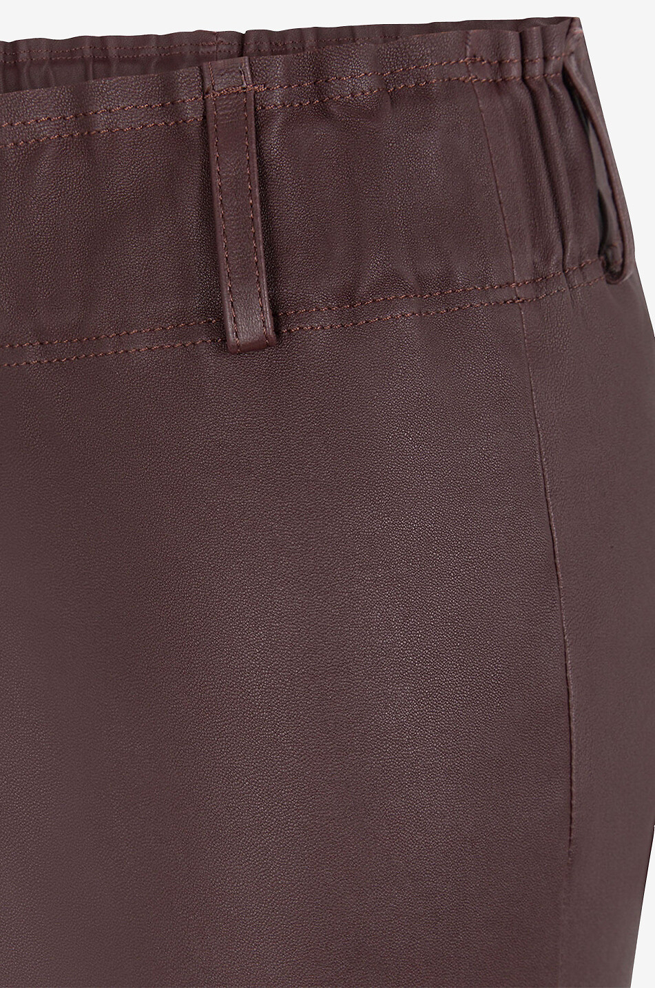 ARMA Rihanna straight-leg nappa leather trousers Women DARK RED 3