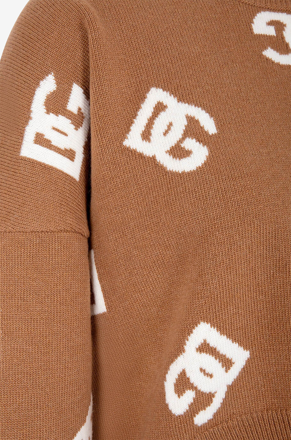 Verkürzter Boxy-Jacquardpullover DG