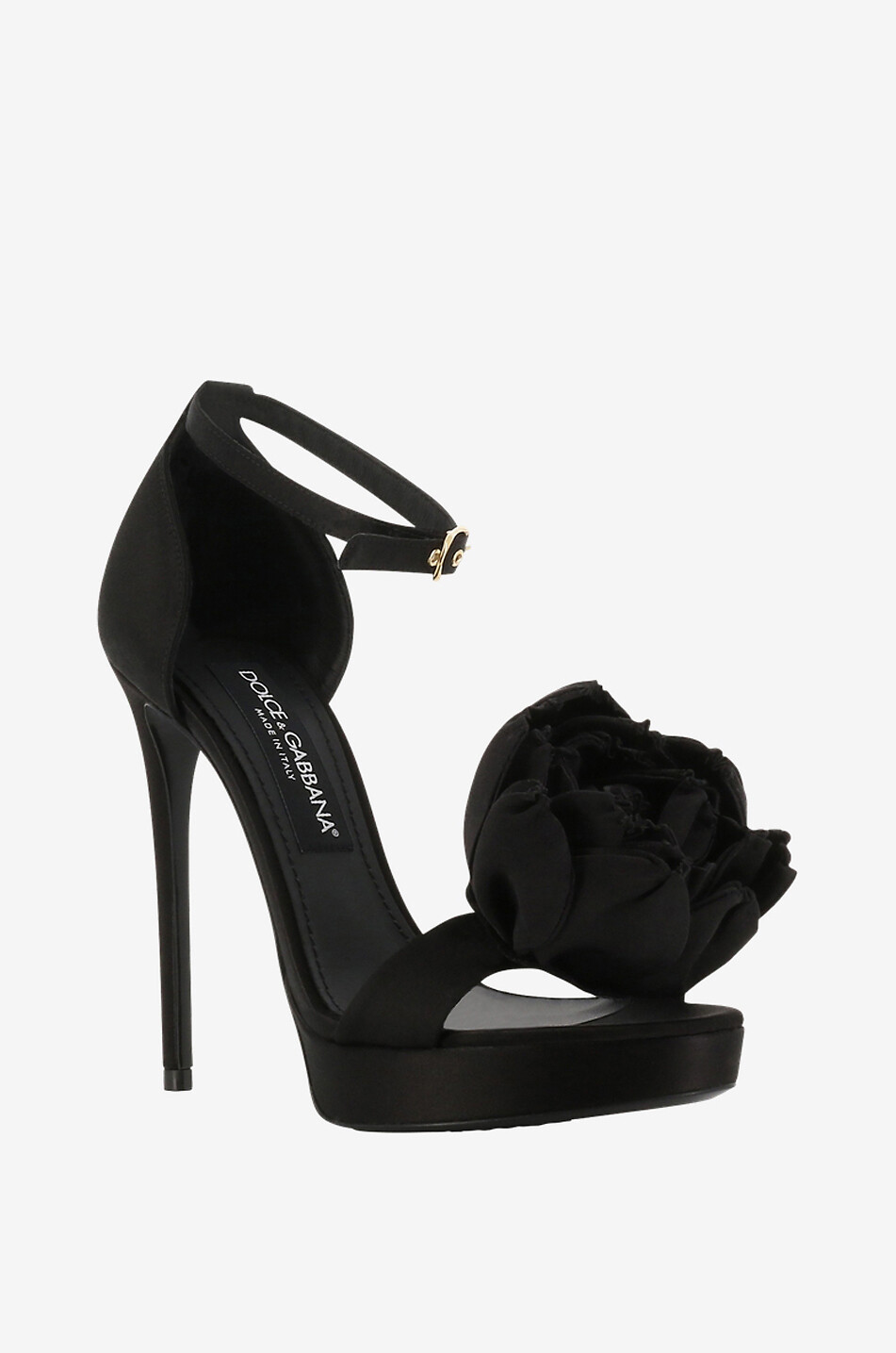 Sandales à plateau en satin Keira 105 Celebrity