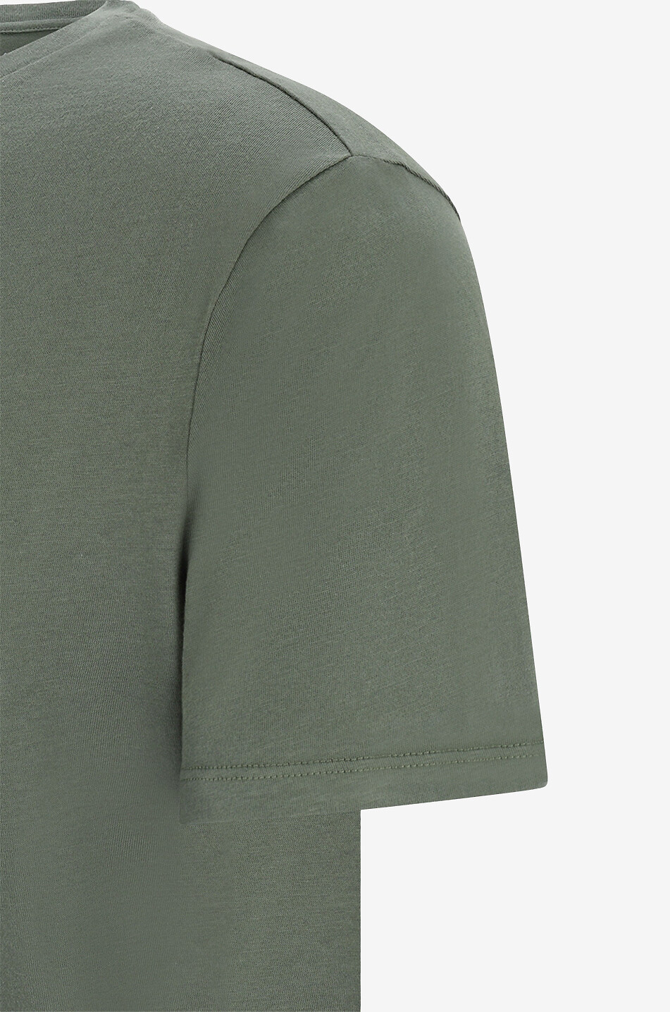 MAJESTIC FILATURES Cotton t-shirt Men MEDIUM GREEN 3