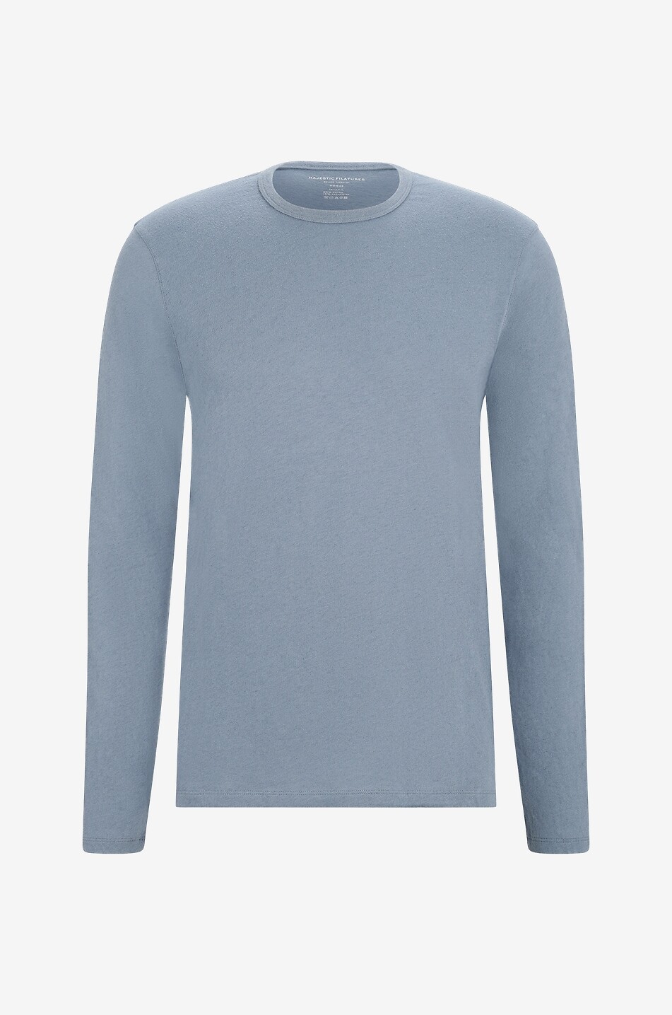 Langarm-T-Shirt aus Baumwolle und Kaschmir