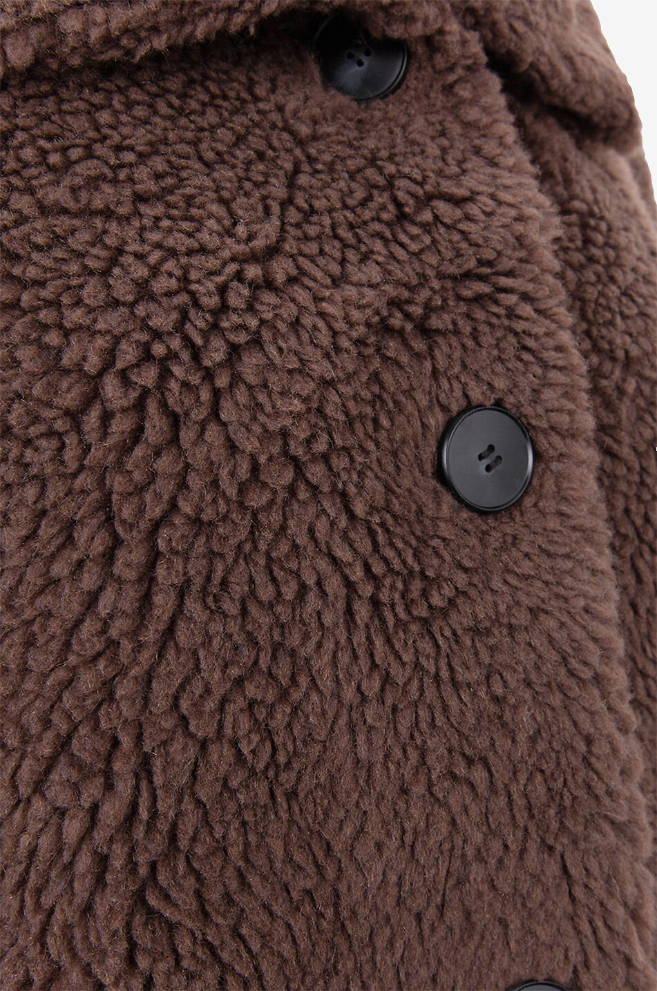 LEO ZURICH Kurz-Boxy-Jacke aus Plüsch Damen BRAUN 5
