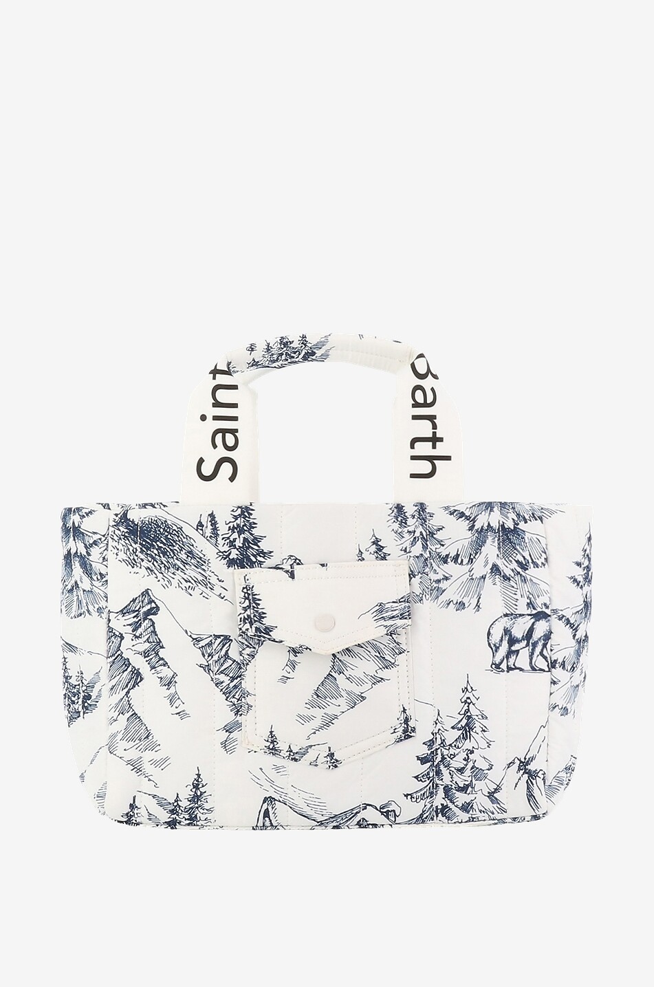 MC2 SAINT BARTH Mini sac cabas en nylon Femme MULTICOLORE 1