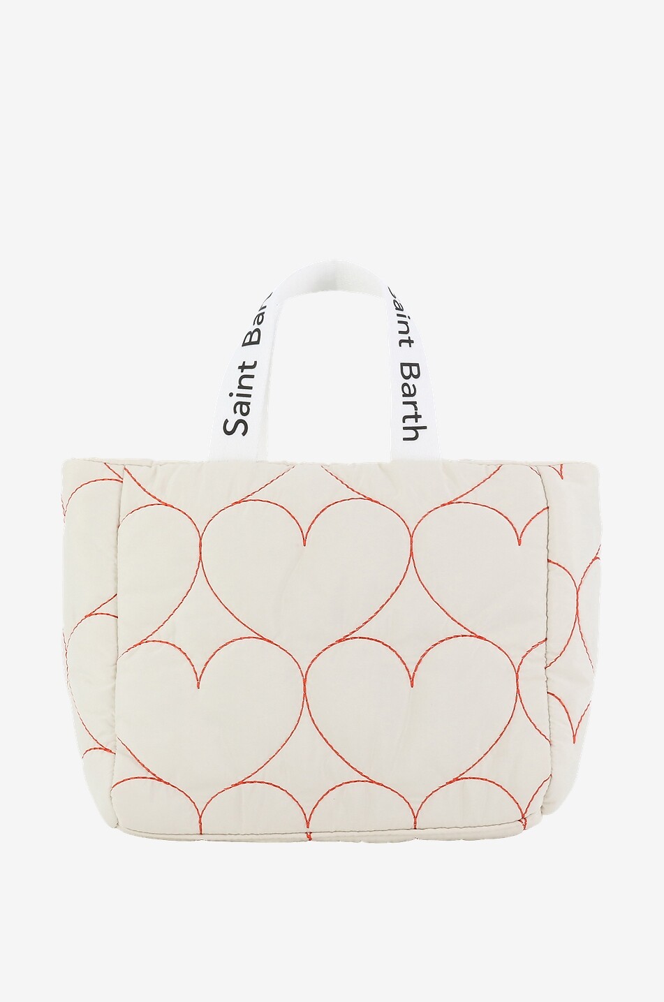 MC2 SAINT BARTH Mini nylon tote bag Women WHITE 3