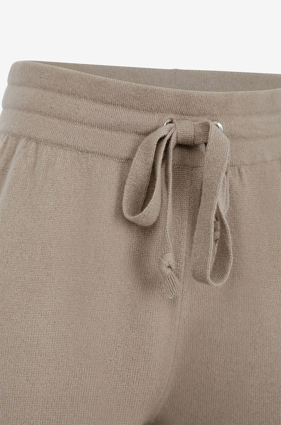 BONGÉNIE Pantalon de jogging large en cachemire Femme MARRON 3