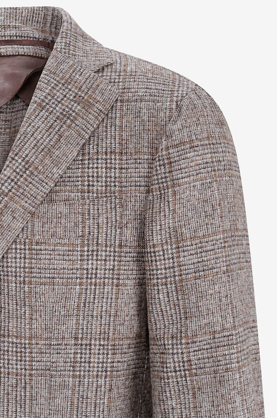 BARBA Jimmy glen check blazer Men BROWN 3