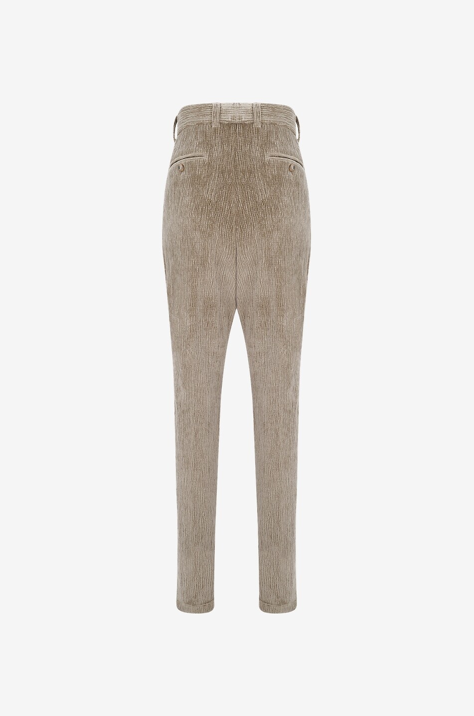 DOLCE & GABBANA Re-Edition corduroy carrot trousers Men BROWN 2