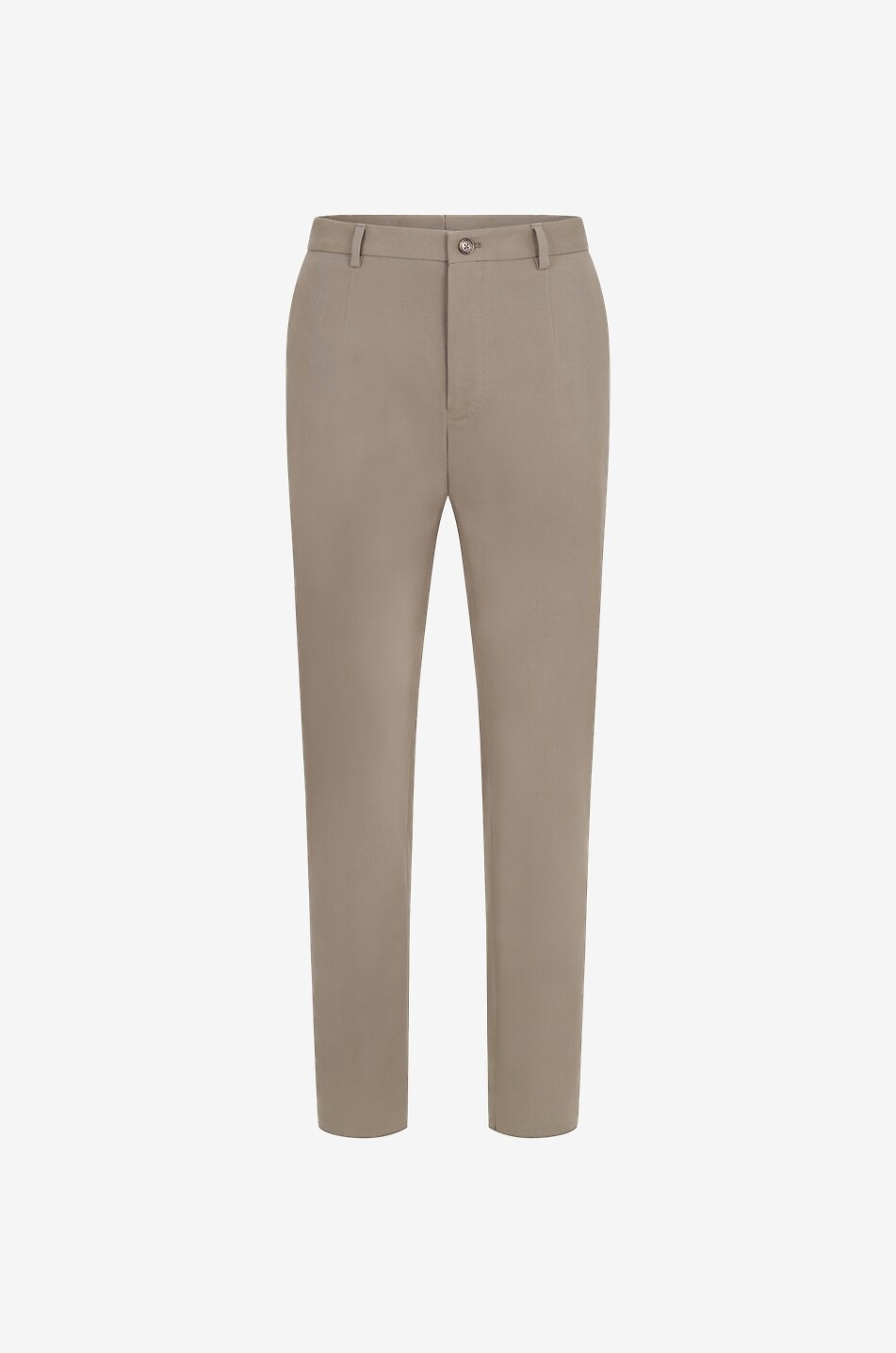 Essential slim fit gabardine trousers