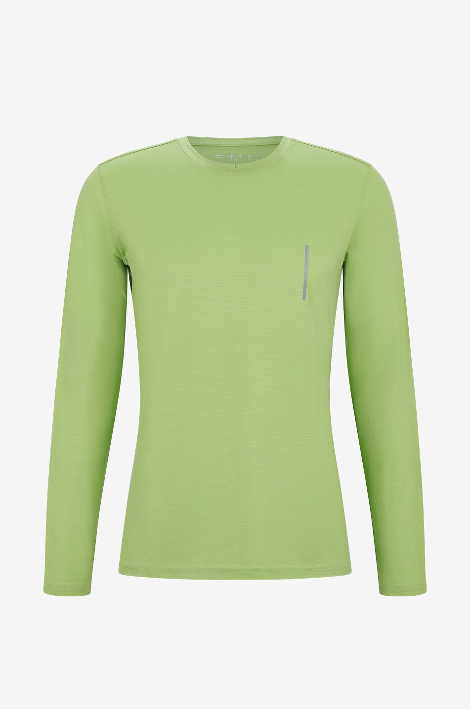 EMYUN T-shirt à manches longues en laine mérinos Bulle Homme VERT 1