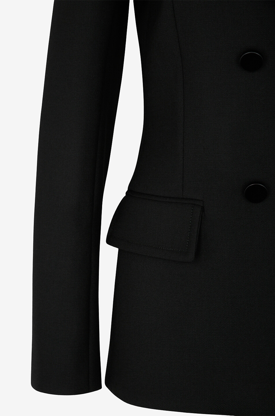 BARBARA BUI Zweireihige Kostümjacke aus Wolle Damen SCHWARZ 3