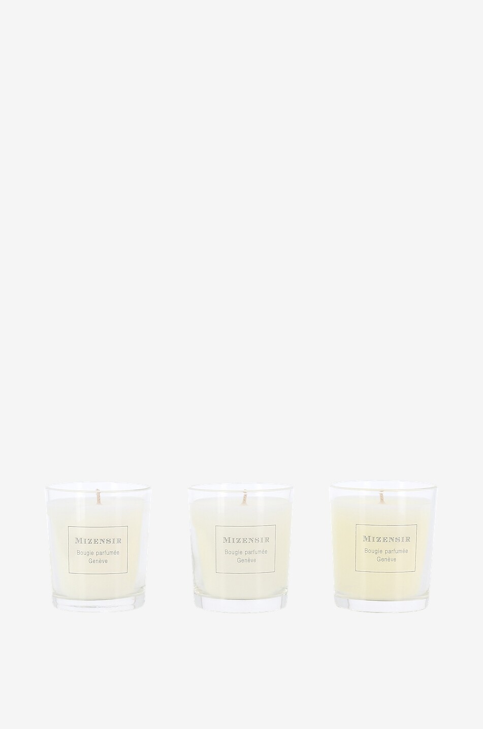 MIZENSIR Geschenkset 3 Duftkerzen - Weihnachtsedition CDB x BG - 3 x 90 g Haus DUNKELROSA 1