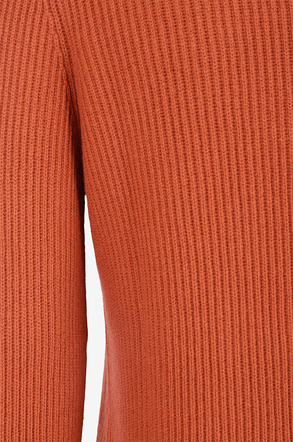 GRAN SASSO Ribbed cashmere jumper Men MEDIUM ORANGE 3