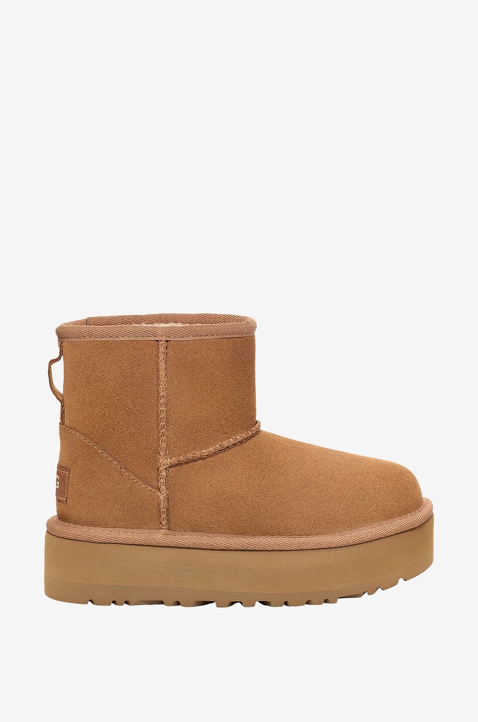 Bottines en daim pour fille Classic Mini Platform