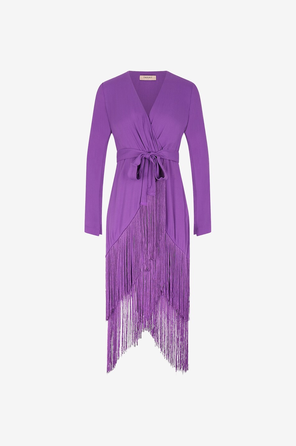 Robe midi en viscose
