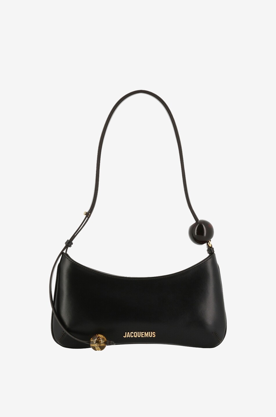 Schultertasche aus Glattleder Le Bisou Perle