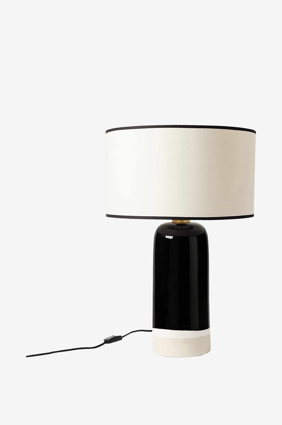 MAISON SARAH LAVOINE Sicilia table lamp with ceramic foot - H60 Home WHITE 2