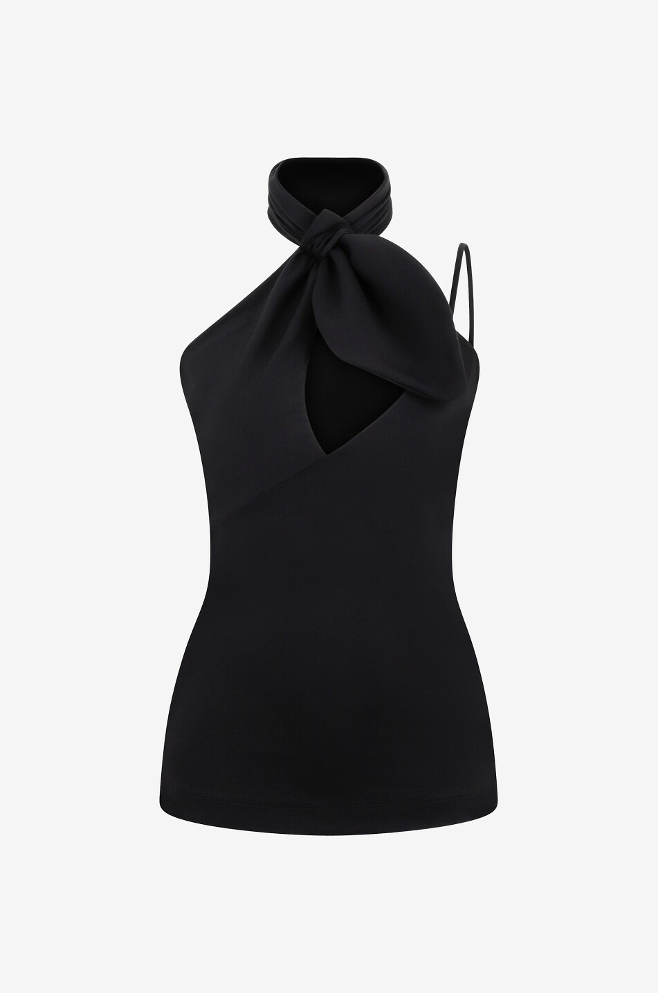 Ärmelloses Top mit Schleifendetail Tina