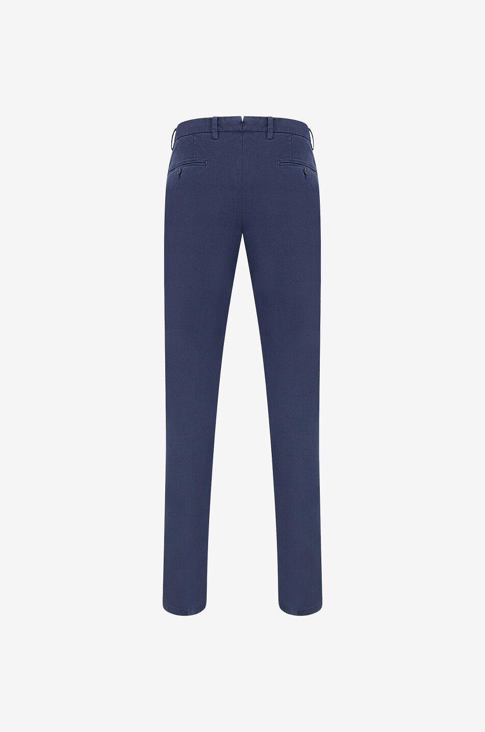 MARCO PESCAROLO Nisida slim fit cotton trousers Men DARK BLUE 2