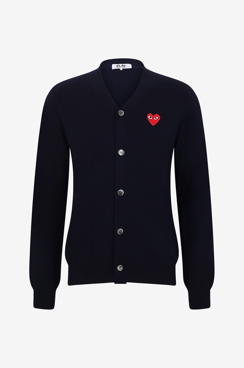 Cardigan boutonné en laine à col V Red Heart