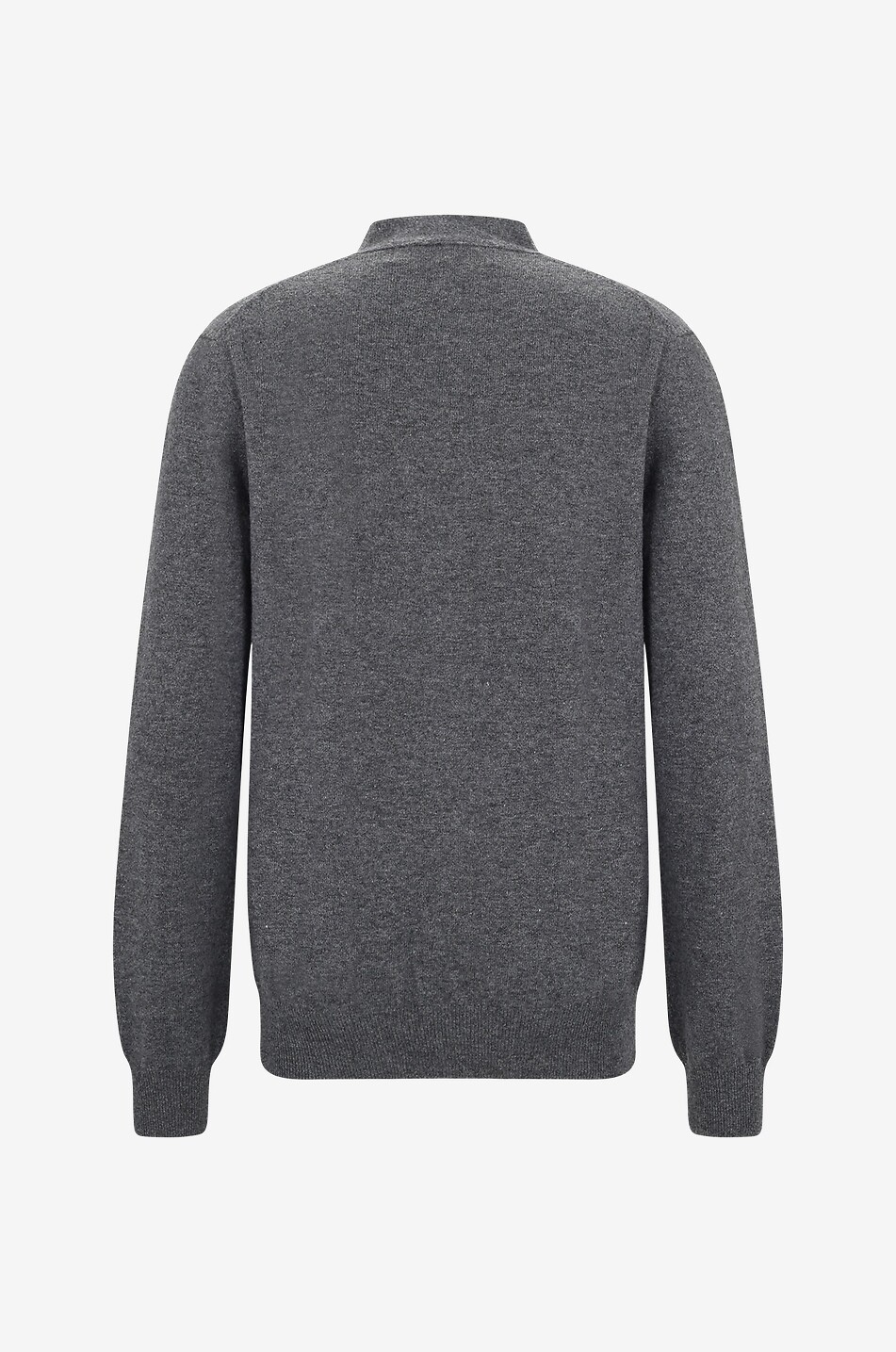 COMME DES GARCONS PLAY Geknöpfter Cardigan aus Wolle mit V-Ausschnitt Red Heart Herren GRAU 2